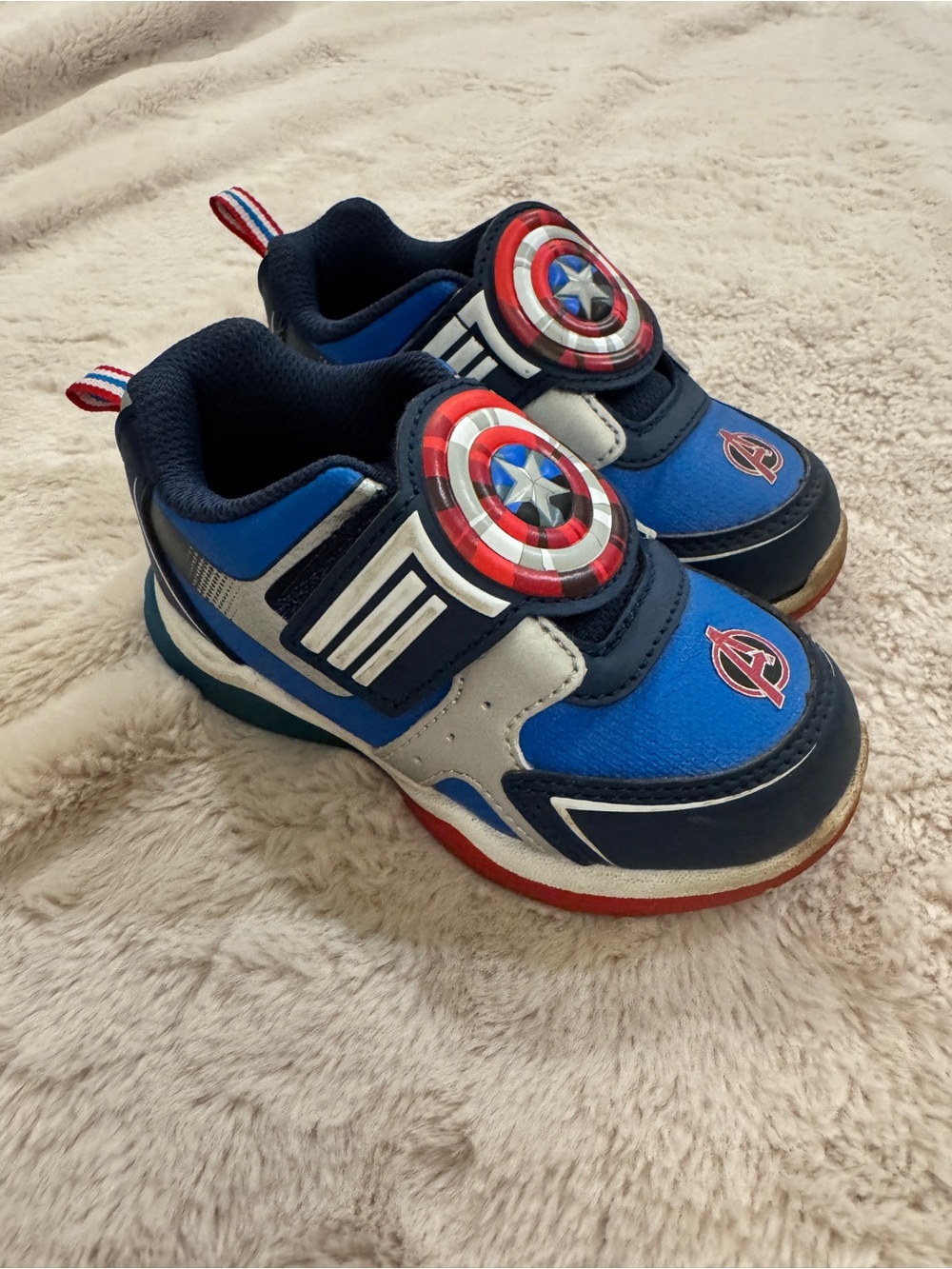 Captain America Light up shoes toddler 8